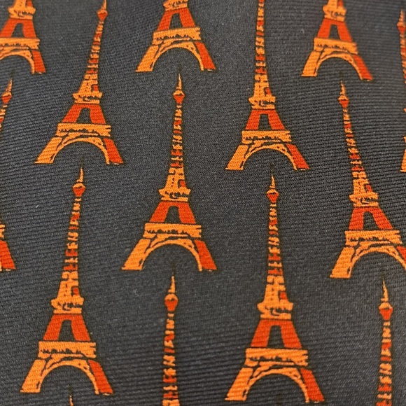 NWT Reflets D’Art La Tour Eiffel A Paris Silk Necktie - Picture 5 of 5